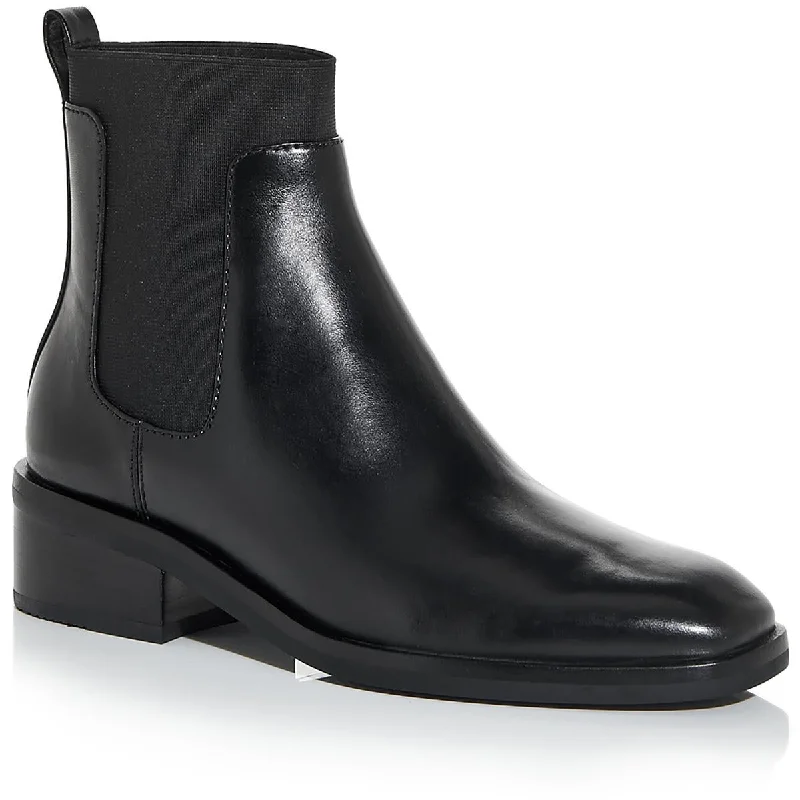 3.1 Phillip Lim Womens Alexa Leather Pull On Chelsea Boots