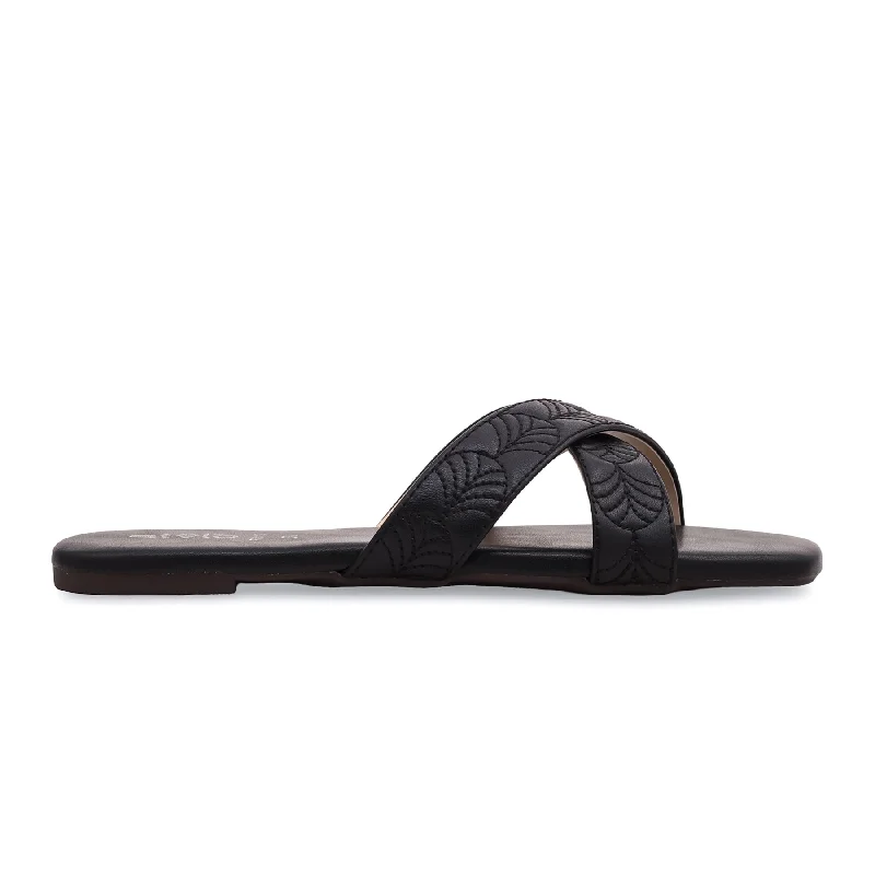 Black Formal Slipper FR8116