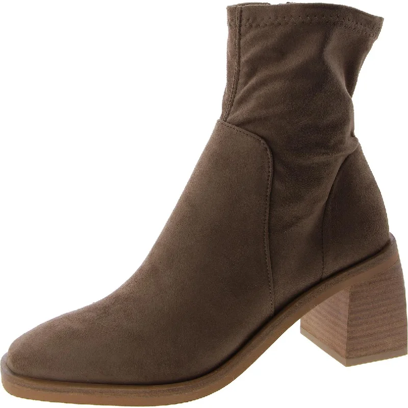 Dolce Vita Womens Leather Zipper Ankle Boots