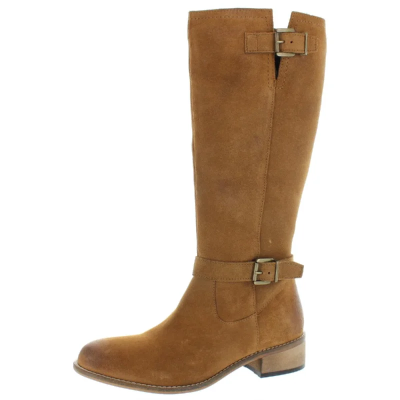 Earth Womens Woodland Hardwick Suede Knee-High Riding Boots