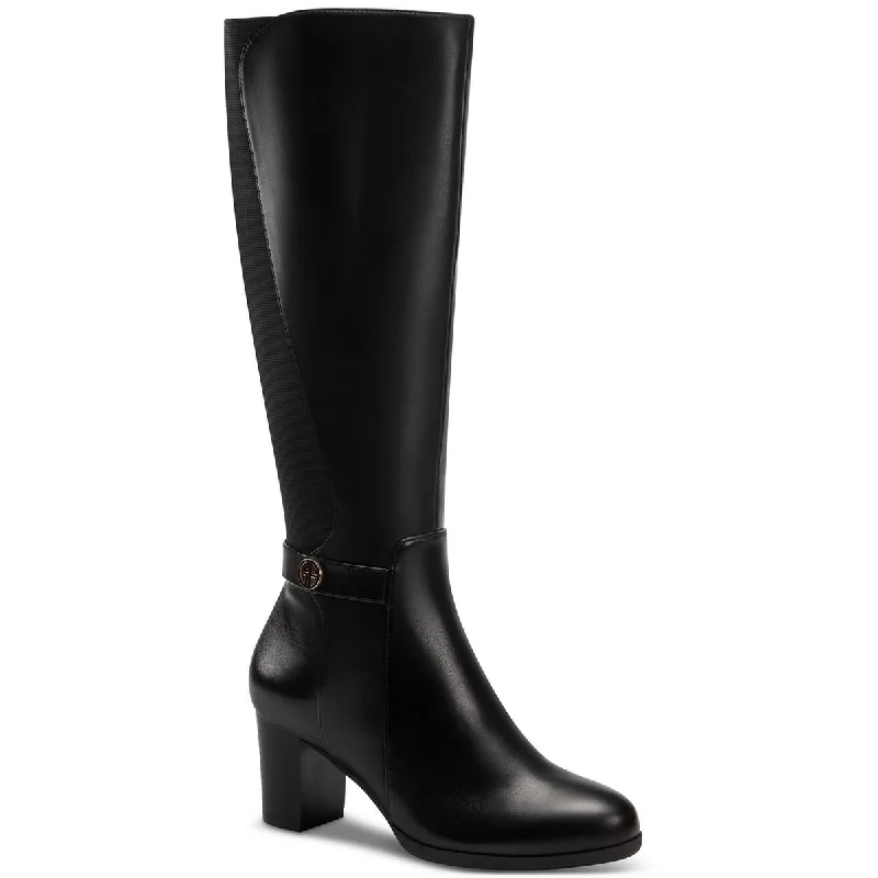 Giani Bernini Womens Mia Leather Tall Knee-High Boots