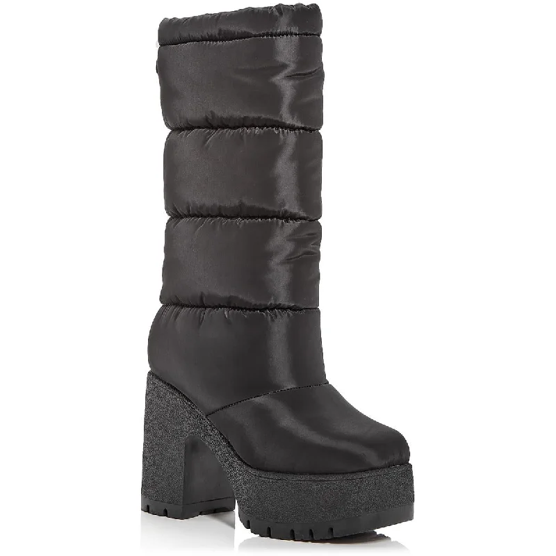 Jeffrey Campbell Womens SNOW-DOUBT Lug Sole Pull On Winter & Snow Boots