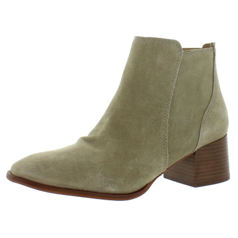 Lucky Brand Womens Lilye Booties Block Heel Ankle Boots