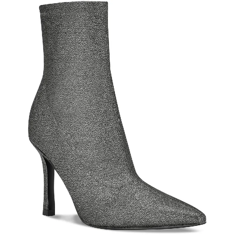 Marc Fisher LTD Womens Kellen Glitter Pointed Toe Ankle Boots