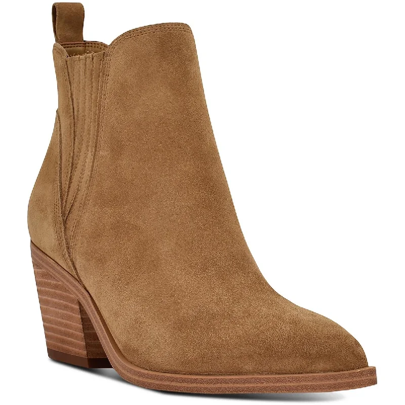 Marc Fisher LTD Womens Teona Suede Ankle Booties