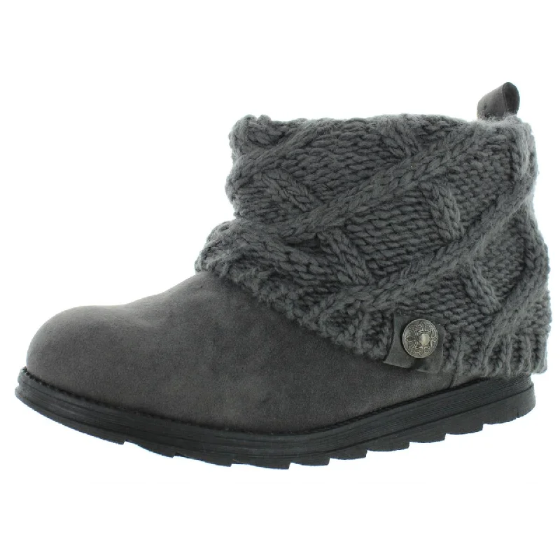 Mukluk Womens Ankle Knit Booties