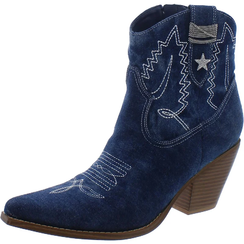 Nine West Womens NALLAS Pointed toe Casual Cowboy, Western Boots