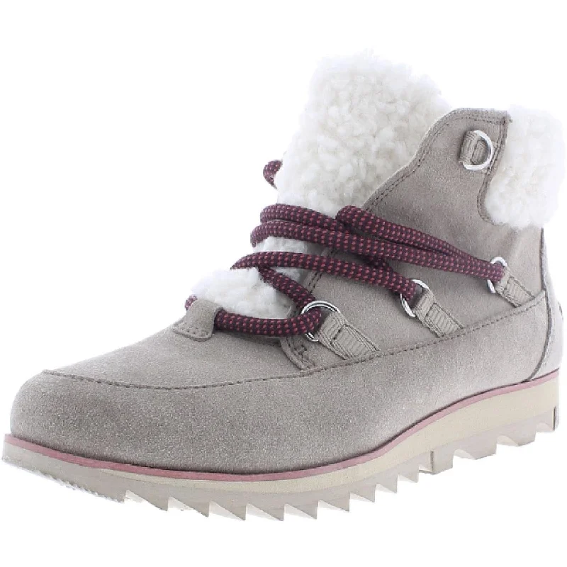 Sorel Womens Harlow Lace Cozy Casual Lace-Up Ankle Boots