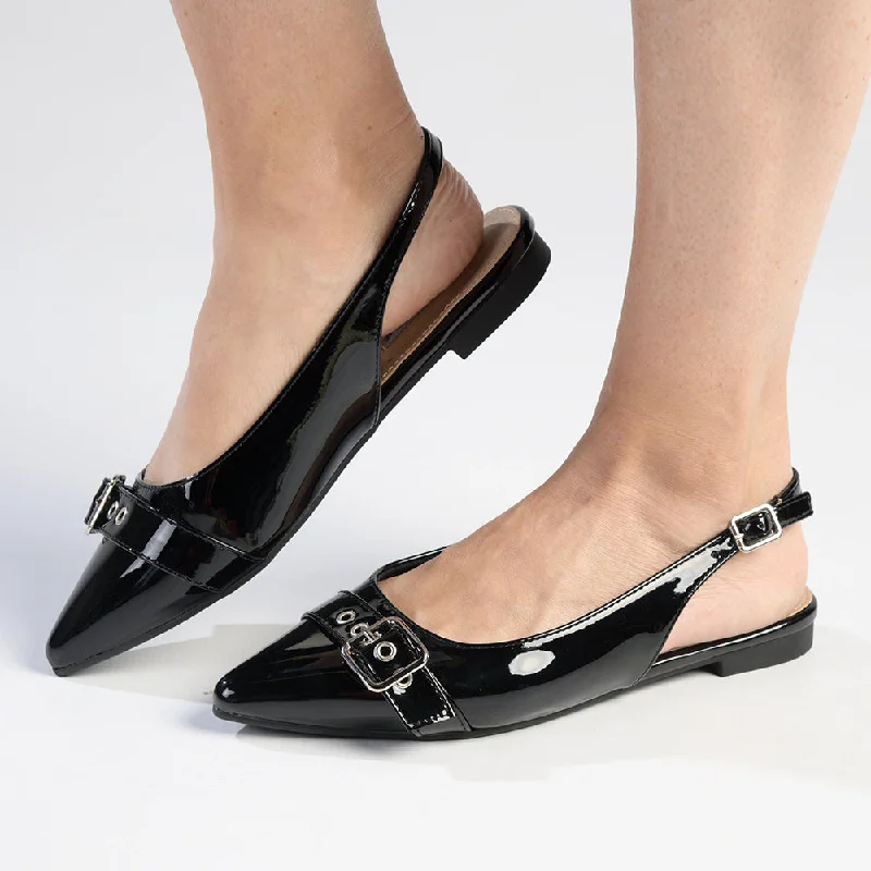 Madison Jackette Pump With Buckle - Black